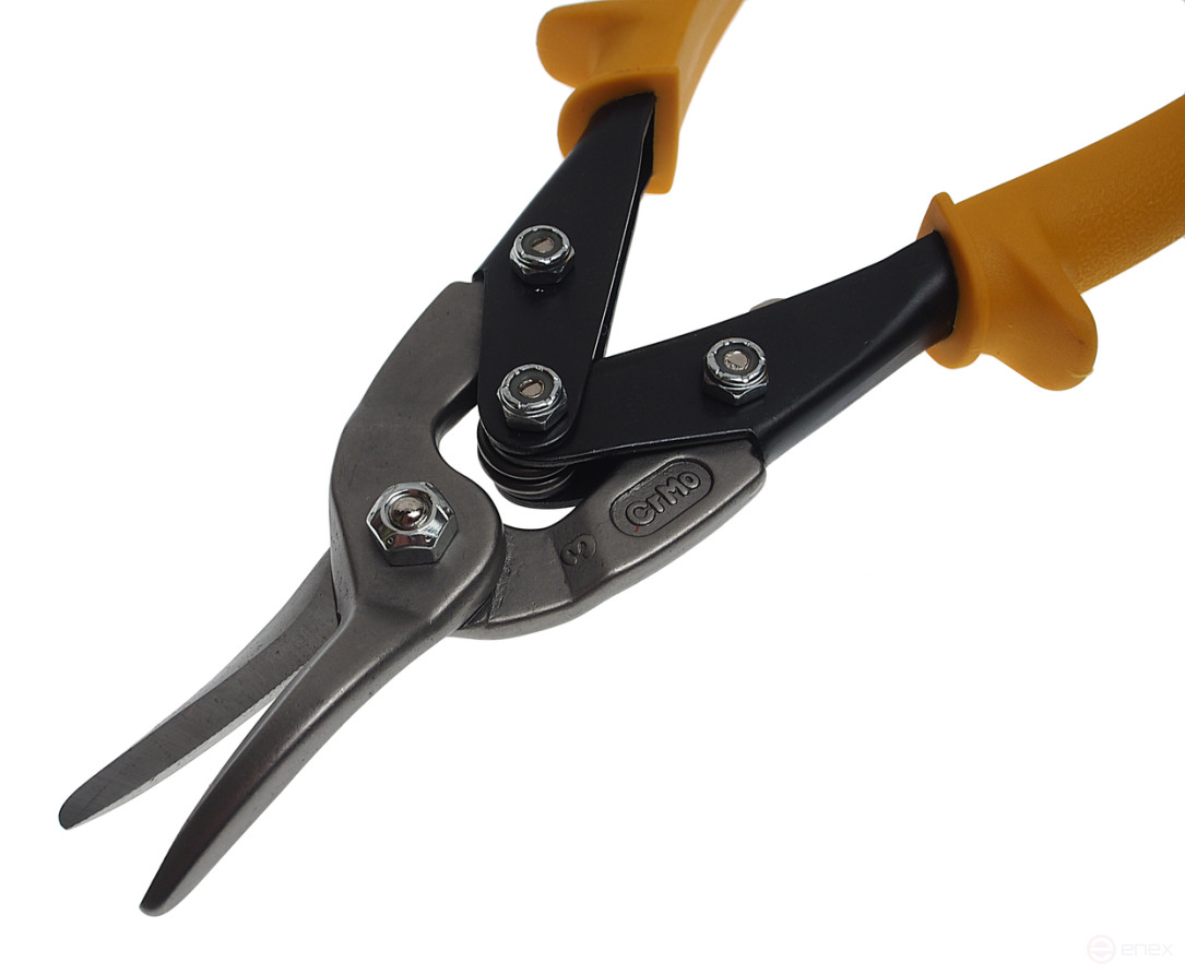 Metal shears 250mm (max. thickness: steel plast.-1.2mm, digitized layer.-0.8 mm) JTC