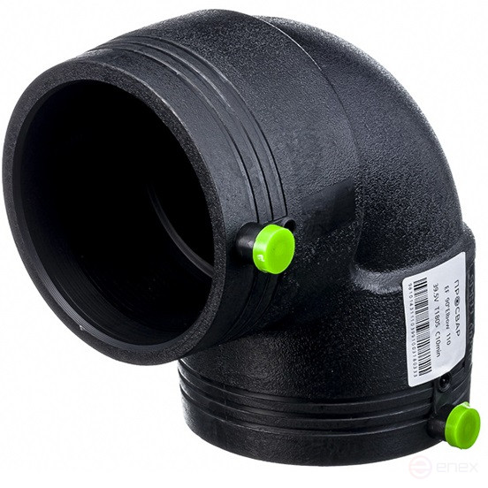 Отвод электросварной ПРОСВАР 110 мм 90гр ПЭ 100 SDR 11