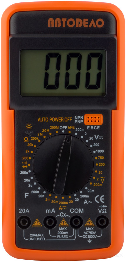 Multi-function digital multimeter (Avtodor) 40927