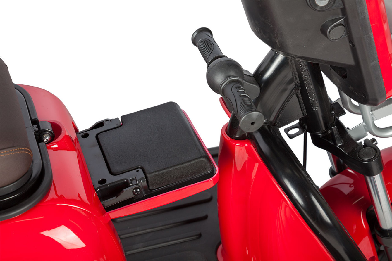 Электротрицикл Rutrike Gelbert Sun 48V/60V 650Вт, красный