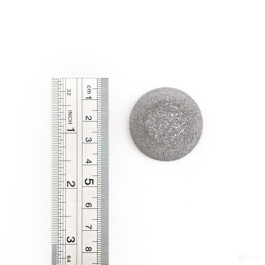 NS140 Rough hemisphere, Ø31.7x19mm, AH 3/8"-24 thread, 170 Grit