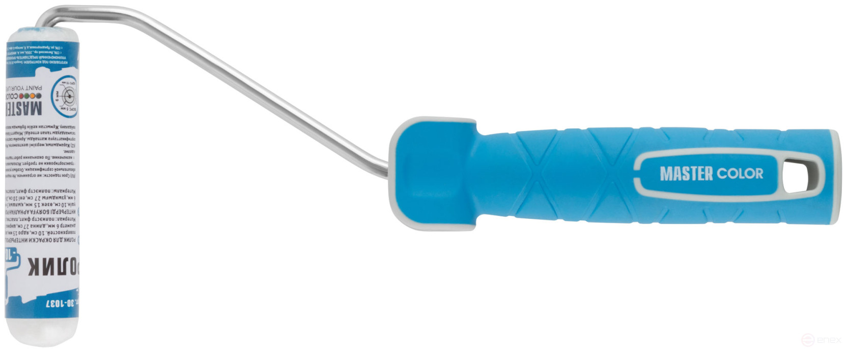 Roller, core 15 mm, polyester fillet, pile 6 mm, 2K handle 27 cm, 100 mm