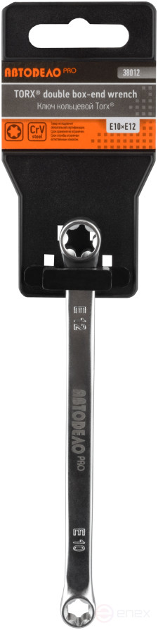Ключ накидной TORX E10*E12 (АвтоDело PRO) 38012