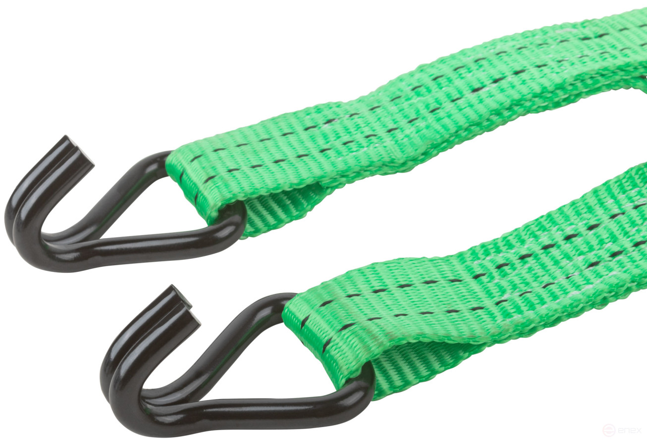 Load fastening strap, ratchet mechanism 135 mm, polyester tape 38 mm x 12 m, 1500 / 3000 kg