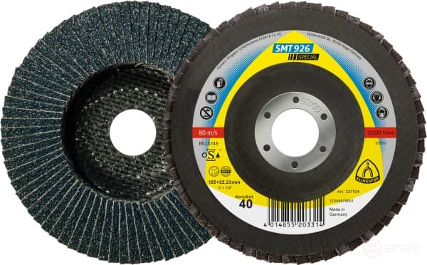 Лепестковый тарельчатый круг SMT 926 Special, 125 x 22,23, 321707