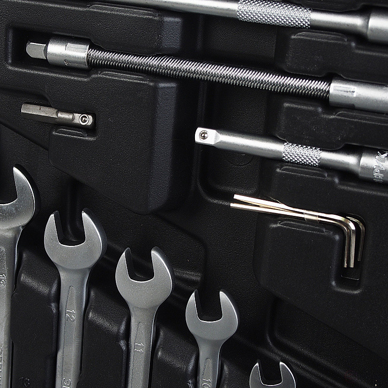 Набор инструмента ER-80001 1/4"&1/2"DR 6-гранный 101 предмет ЭВРИКА