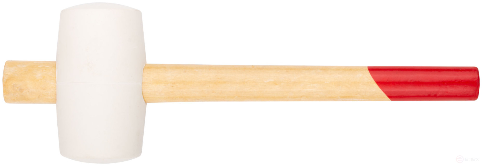 White rubber mallet, wooden handle 70 mm ( 680 gr )