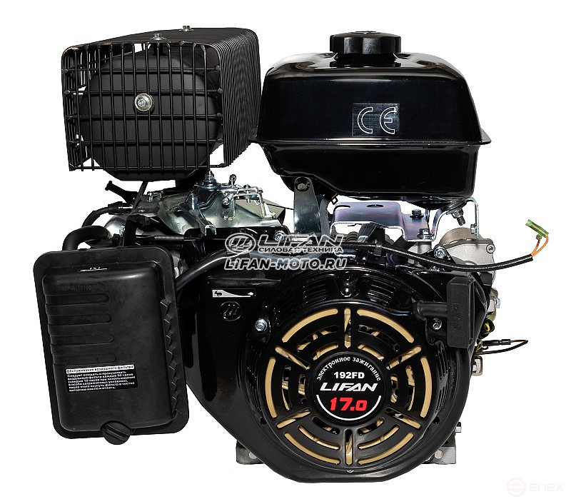 Двигатель Lifan 192FD-R, вал 22мм, катушка 18 Ампер