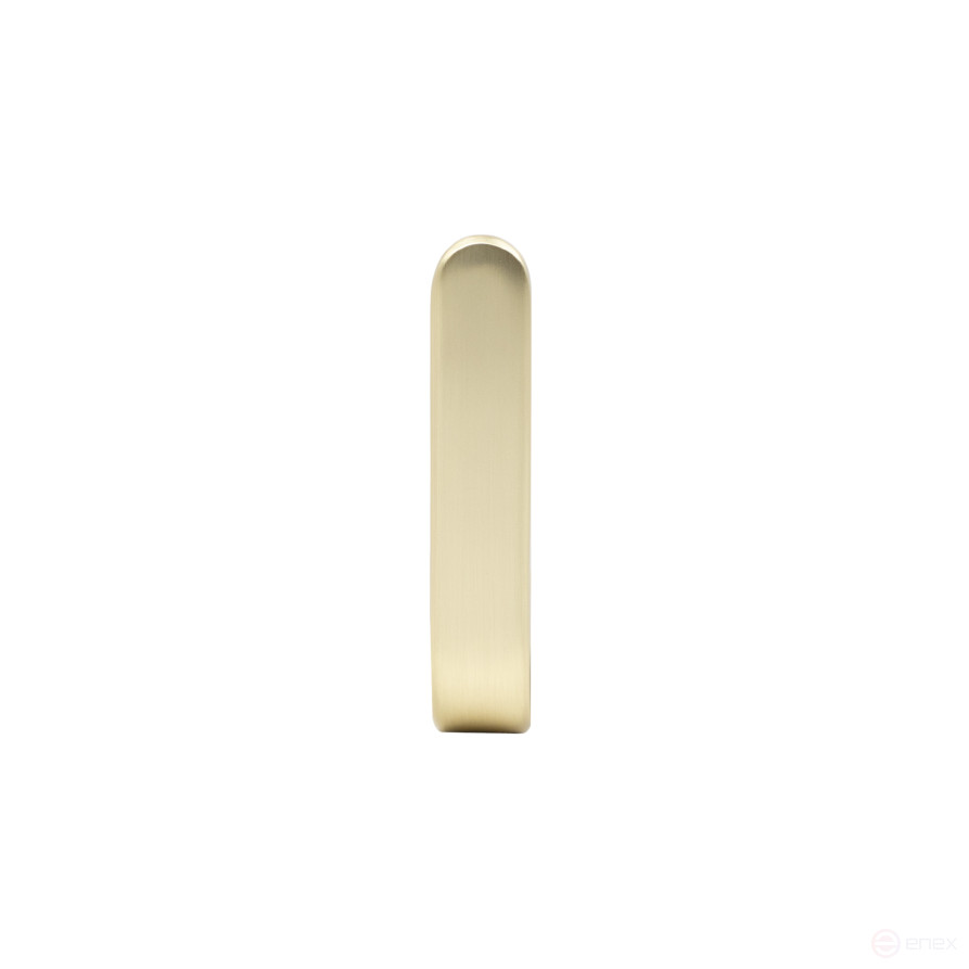 Крючок меб. однорожковый мет. START брашированное золото AKS