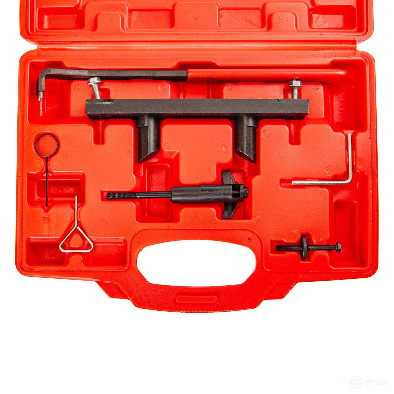 Набор фиксаторов для обслуживания двигателей ER-86731 VAG (2.0 FSI/TFSI), в кейсе ЭВРИКА /1/5