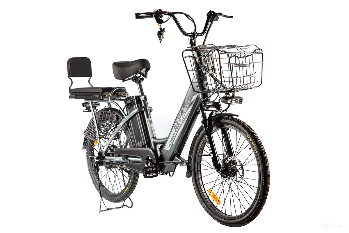 Электровелосипед Gelbert ALFA 2 PRO, серый