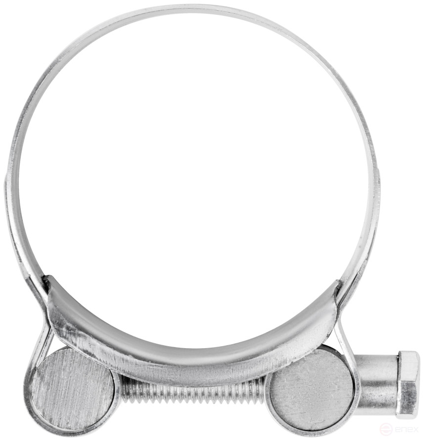 Хомут обжимной силовой шарнирный, нерж.сталь 48-51 мм