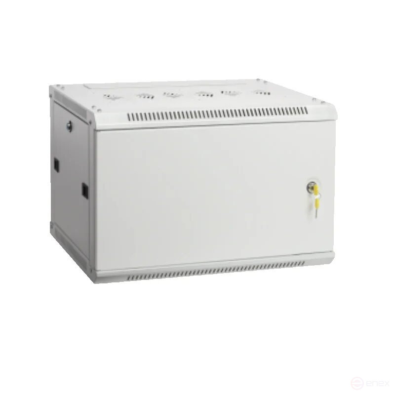 Шкаф телекоммуникационный Ripo 096060MM/G 19" настенный 9U 600х600 серый дверь металл