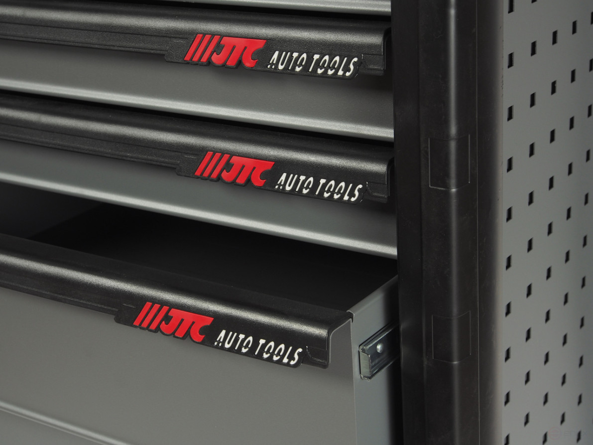 Tool trolley 7 sections grey JTC