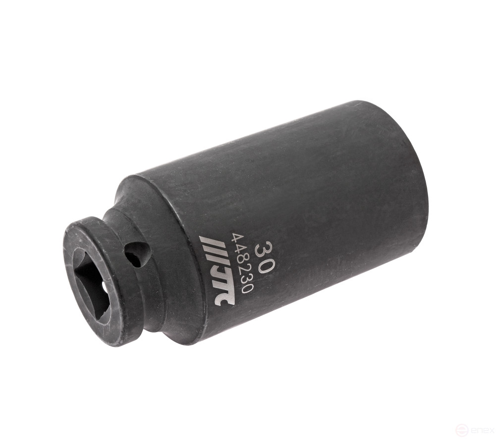 Головка торцевая ударная глубокая 6-гранная 1/2" х 30мм, длина 82мм JTC /1/5/25