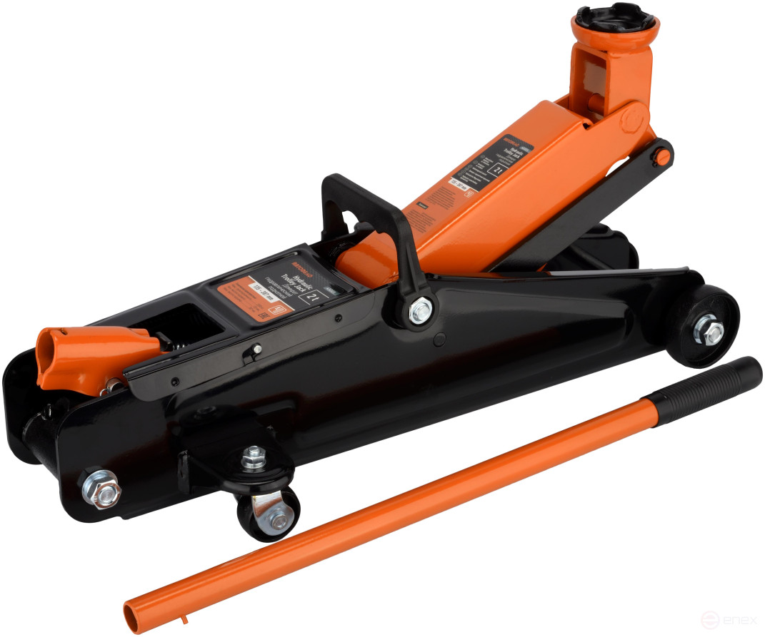 Домкрат гидр. 2.0т (135-387 мм подкатной в коробке) АвтоDело (43221)