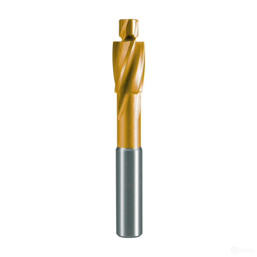 HSS cap with permanent guide pin Ø 18 TiN, 102406T