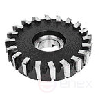 Фрезы торцовые насадн.мелкозуб.со встав.ножами, оснащен.тв.спл.пласт. 2214-0156 D125, z=12 лев.Т5К10 ГОСТ 9473-80