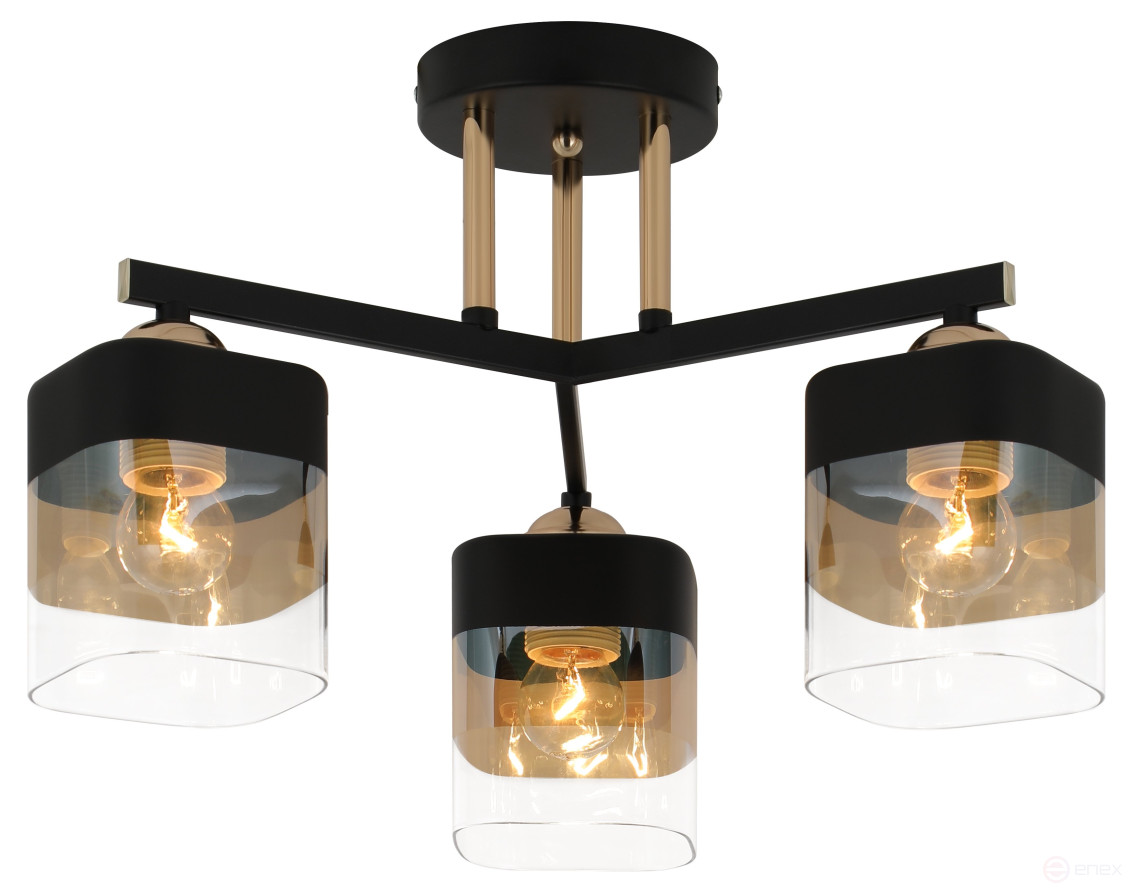 Люстра Rivoli Isadora 9133-303 3 х Е27 40 Вт модерн