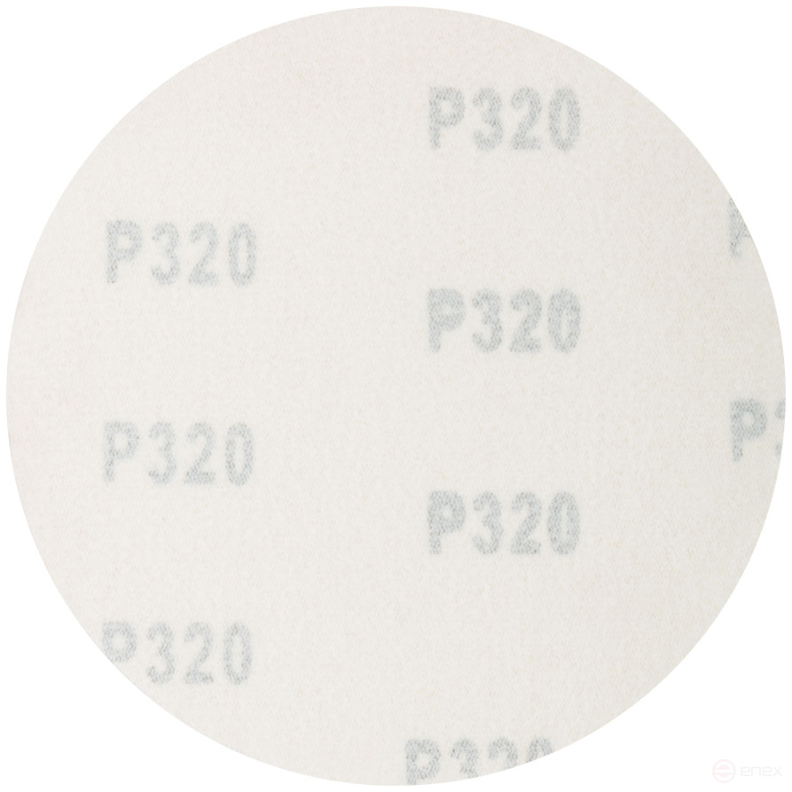 Круги абразивные шлифовальные на ворсовой основе под "липучку" (Р320, 125 мм, 5шт.), Cutop Profi