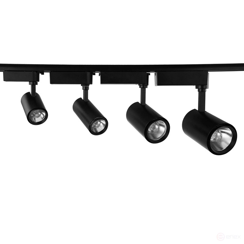 Светодиодный трековый светильник Mosvolt TL-1 165 - 265 V 25w Black