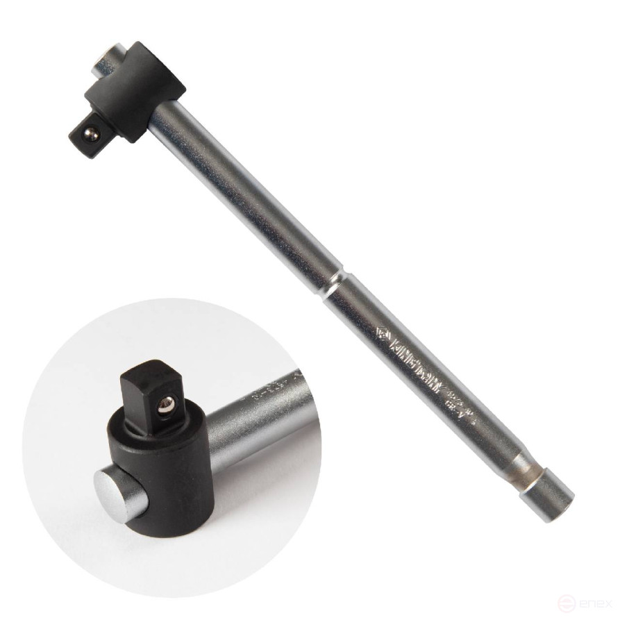 1/2" hand crank, 250 mm, sliding KING TONY 4573-10R