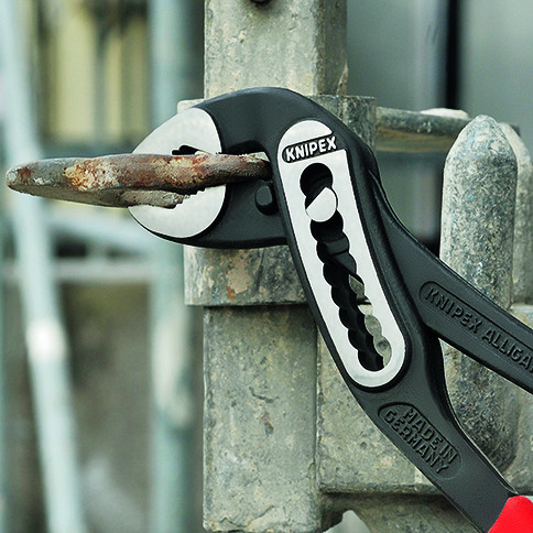 KNIPEX ALLIGATOR® клещи переставные, 70 мм (2 3/4"), под ключ 60 мм, L-300 мм, серые, 1-к ручки