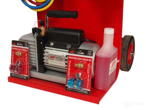 The device for filling the air conditioner with refrigerant R-134a JTC