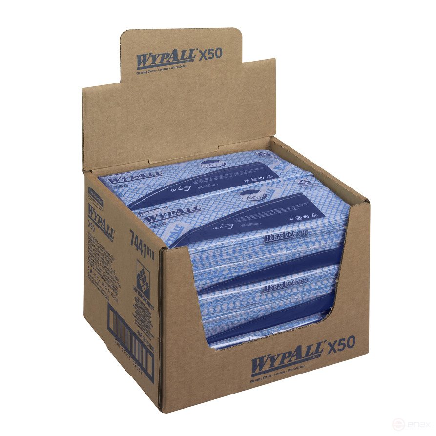 Waipol X50, blue, 1 layer, 6x50l. (6 packs x 50 sheets)