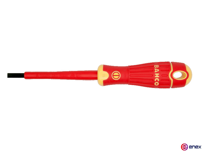 Отвертка изолированная BahcoFit для винтов со шлицем 6,5x1,2x150 мм