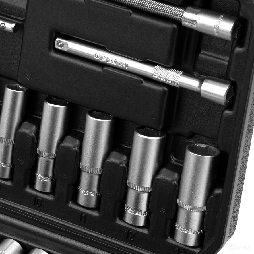 Набор инструментов AV Steel 72 предмета, 1/4, профессиональный