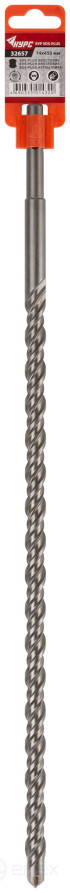 Бур по бетону SDS PLUS с двойной резьбой 14х450 мм