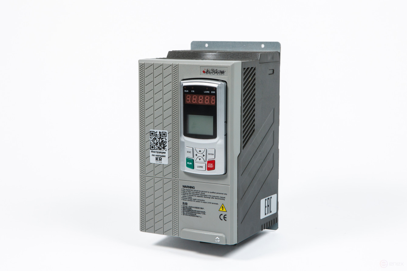 Преобразователь частоты STEP AS320 4T0022 P, 22 кВт, номинальная мощность 34 кВA, номинальный выходной ток 48 А