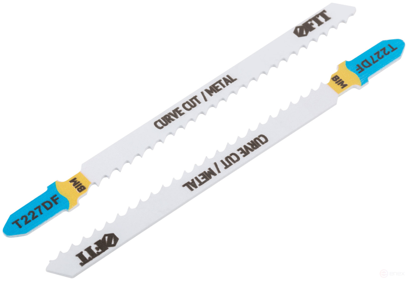 Полотна по металлу, полимерным и эпоксидным материалам, HSS, фрезеров. зубья, 100/74/3 мм (T227DF), 2 шт.