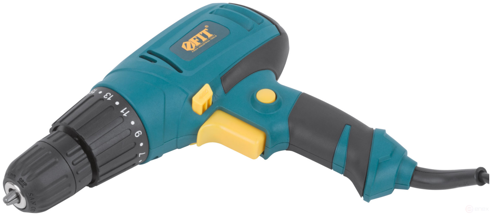 Electric drill-Screwdriver 280 W; 0-750 rpm; BzP 10 mm; cut. tilt; 20 Nm; 1.3 kg; carton