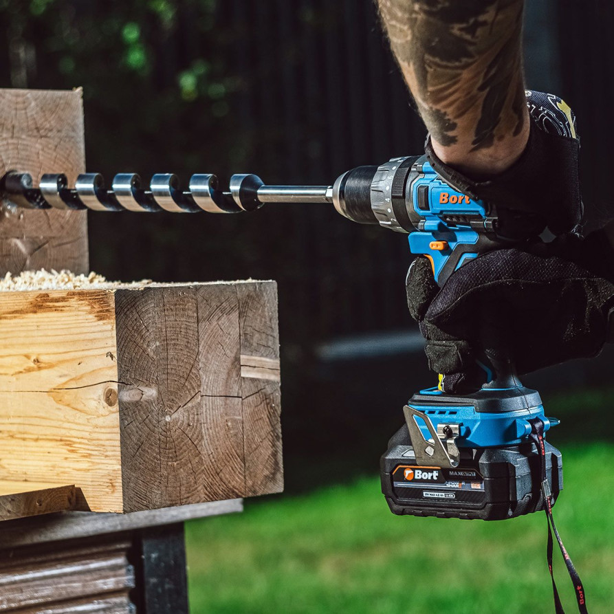 Cordless impact drill BORT BAB-21U (2x4A.h)