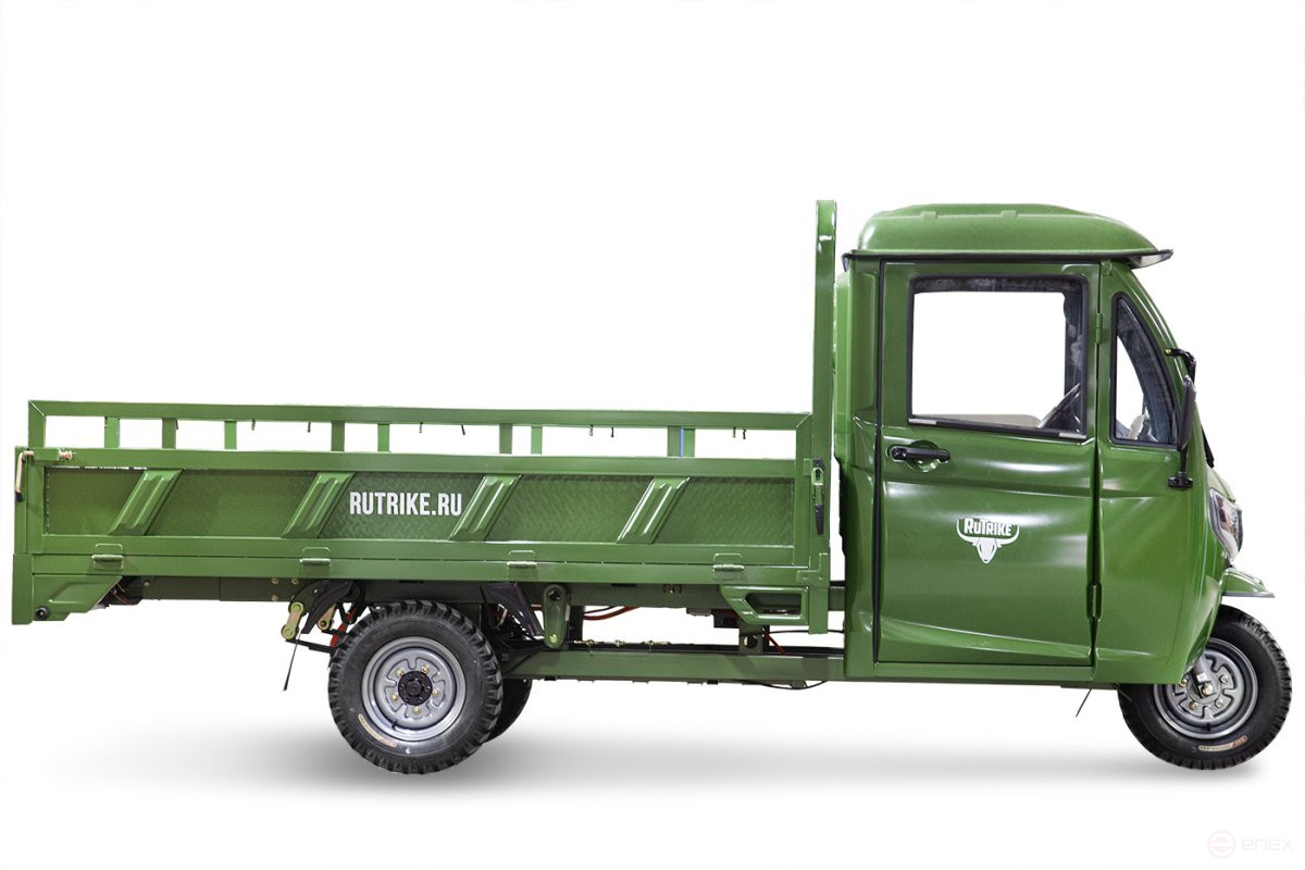 Грузовой электротрицикл Rutrike Фактор 2600 60V2000W, темно-зеленый