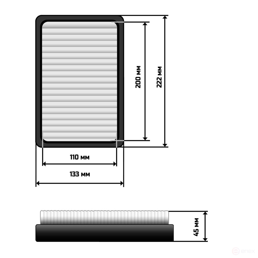 Фильтр для пылесоса патронный BORT BF-600-HEPA