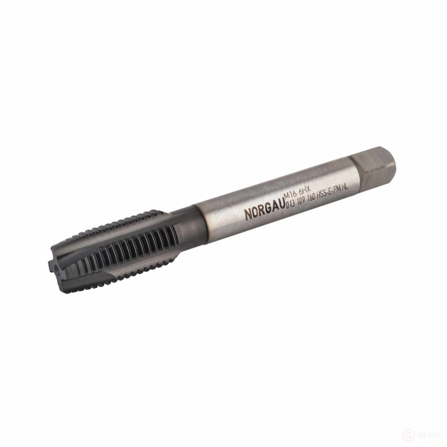 Метчик машинный NORGAU Industrial для сквозных отверстий M12, форма B, HSSE-PM/HL
