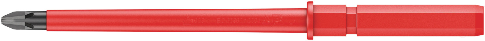 62 i PH Kraftform Kompakt VDE Отвёртка-насадка сменная крестовая, PH 2 x 154 мм