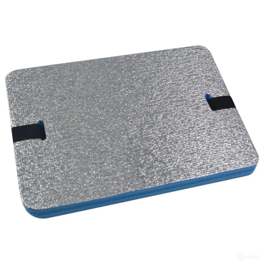 Tourist seat, 5-layer blue, with foil, moisture-proof, multi-layered, foam/karemat, camping seat, hiking/hiking trunk 350x240x25 mm