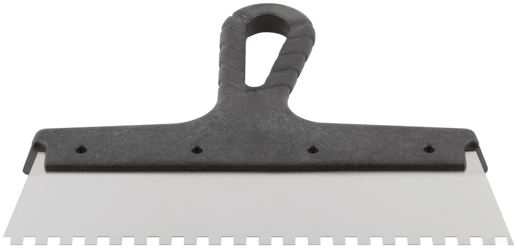 Шпатель фасадный нержавеющий зубчатый 250 мм / зуб 6 мм