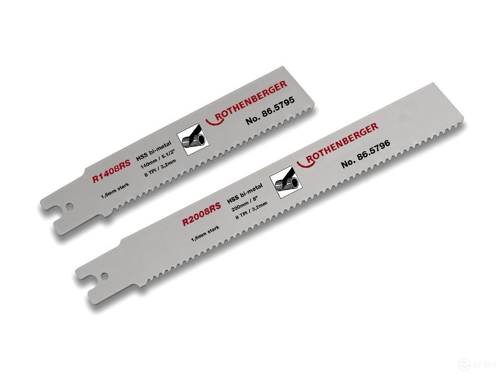 Специальное пильное полотно ROTIGER HSS Bi-Metall 140x25x1.6 мм /TPI 8 мм/ крепление S 920 CF