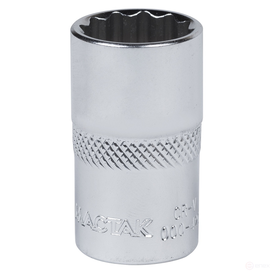 Головка торцевая стандартная двенадцатигранная 1/2", 14 мм МАСТАК 000-42014
