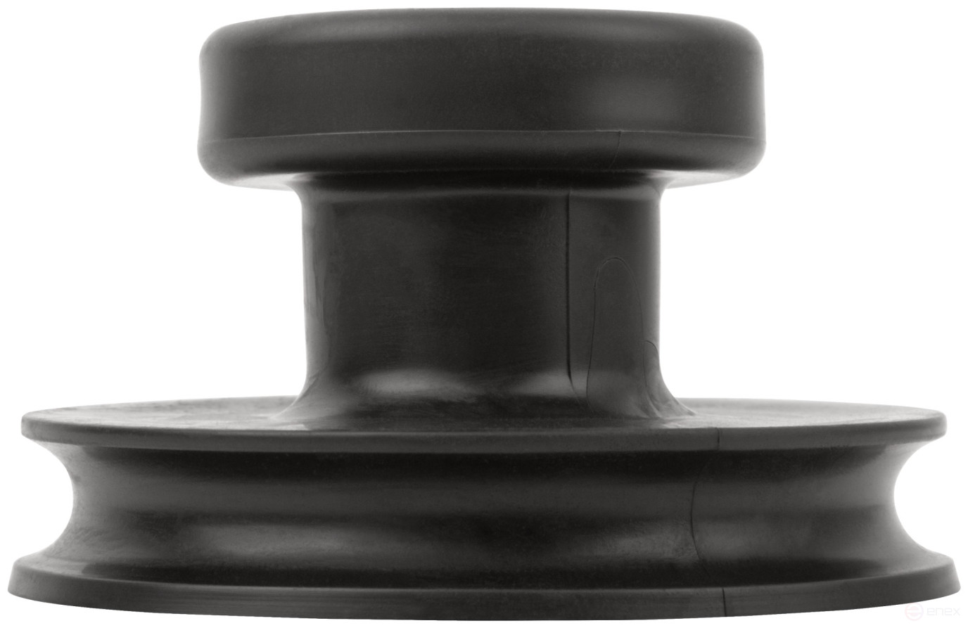 The suction cup is single rubberized