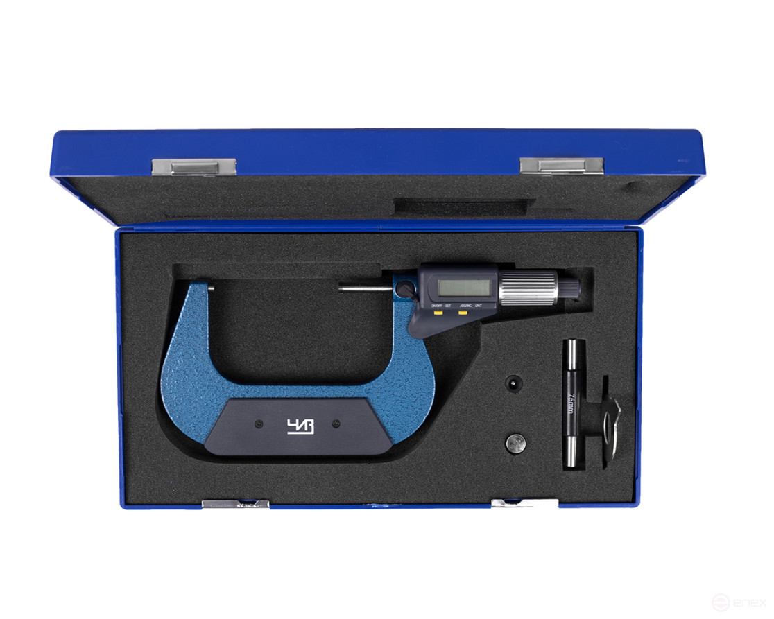 Микрометр гладкий МКЦ - 100 0,001 электр. 2 - кн. с пов. ЧИЗ