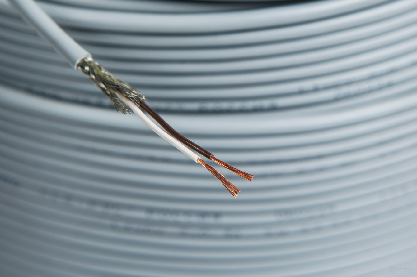 Кабель гибкий передачи данных, экранированный, маслостойкий LIYCY 2X0,34