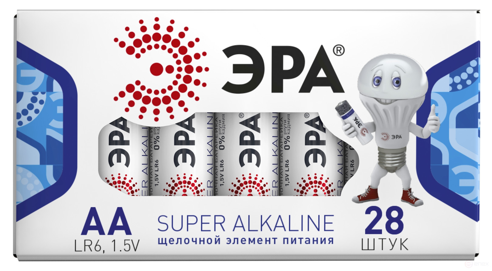 Батарейки ЭРА LR6-28 box SUPER Alkaline