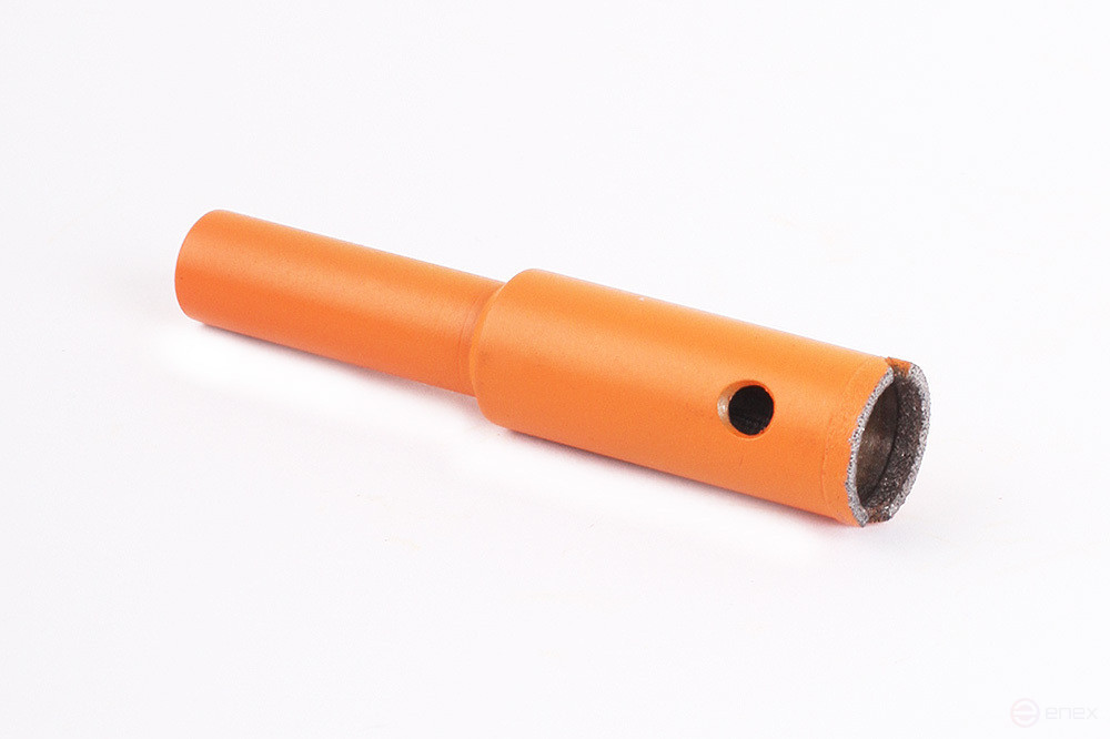 Алмазная коронка MESSER TETRIS по керамограниту диаметр 14 мм длина 35 мм