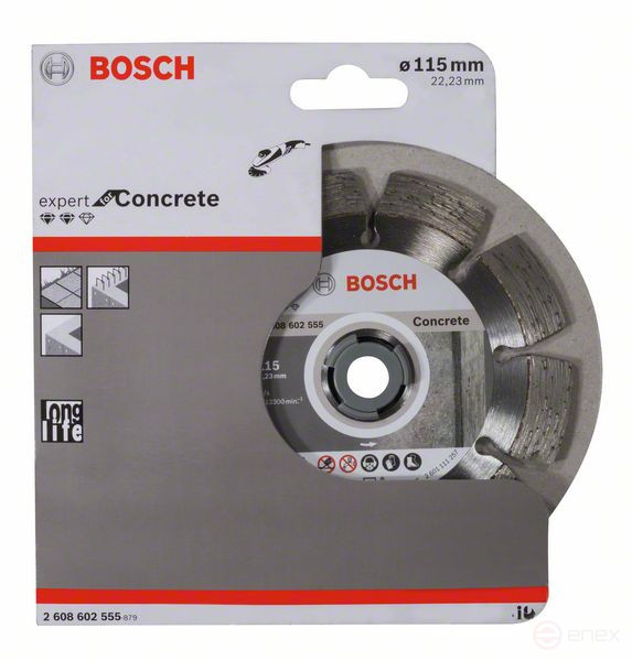 Алмазный отрезной круг Expert for Concrete 115 x 22,23 x 2,2 x 12 mm